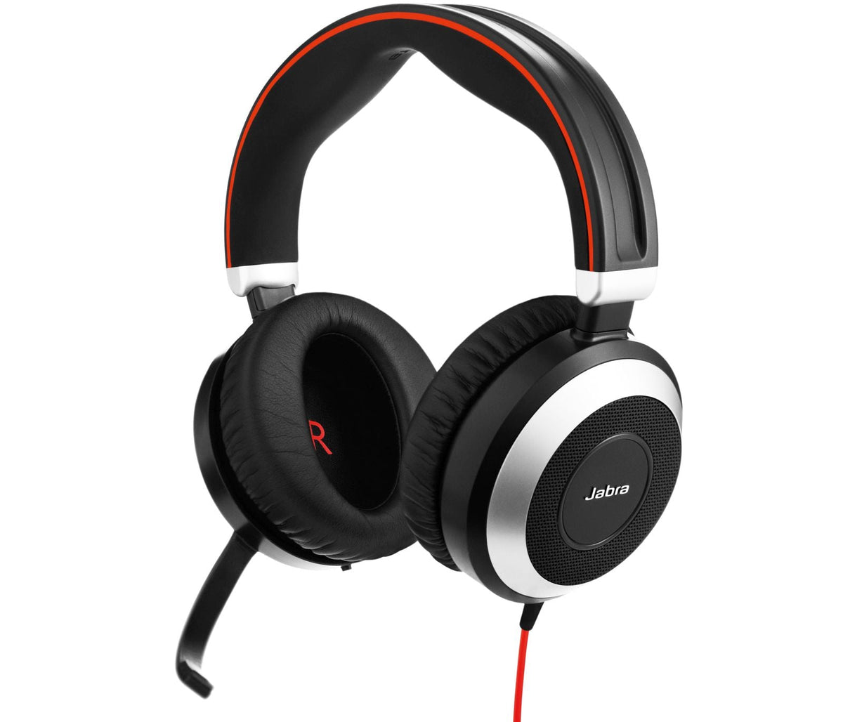 Jabra Evolve 80 UC Stereo Corded Headset