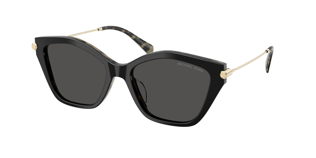 Michael Kors MK2246U CATSKILLS 395087 Woman Sunglasses Acetate Black Grey Geometric Normal