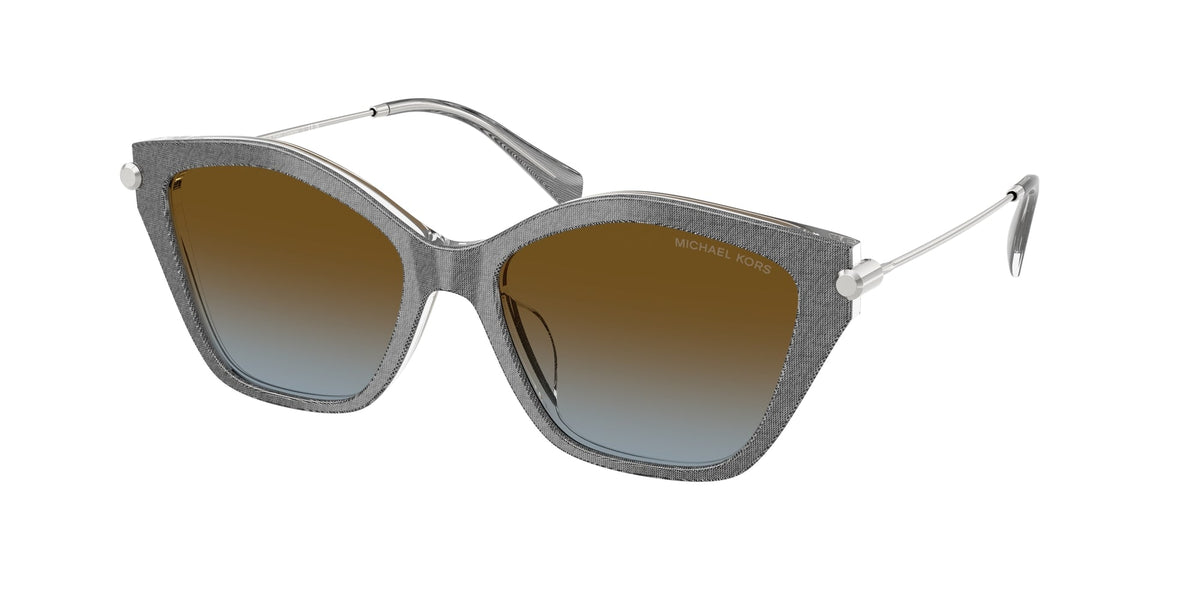 Michael Kors MK2246U CATSKILLS 400913 Woman Sunglasses Acetate Grey Geometric Normal Shaded