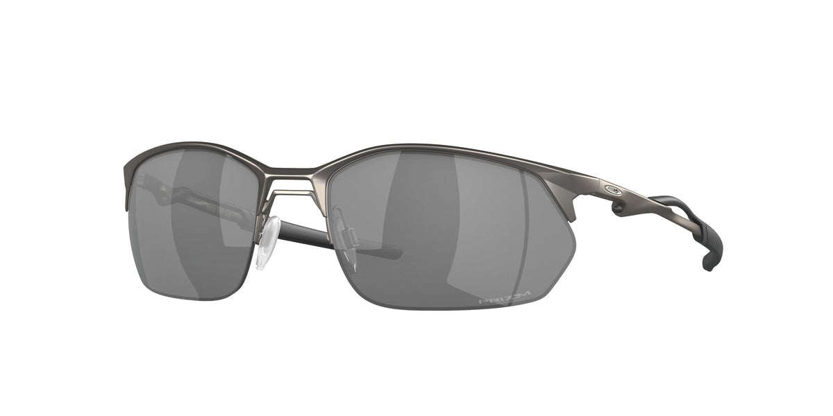 Oakley OO4145 WIRE TAP 2.0 414502 Man Sunglasses Metal Grey Grey Squared Normal Prizm