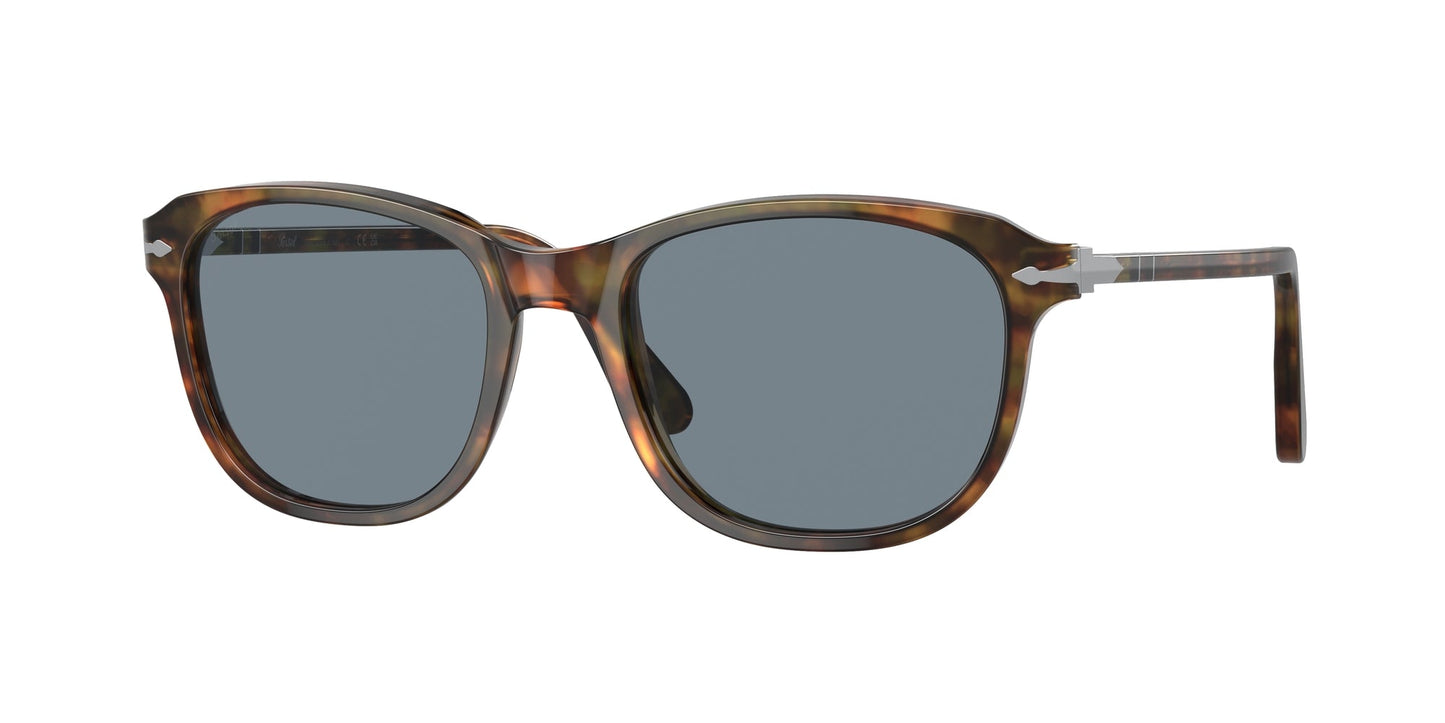 Persol PO1935S 108/56 Unisex Sunglasses Acetate Turtle Blue Pillow Normal