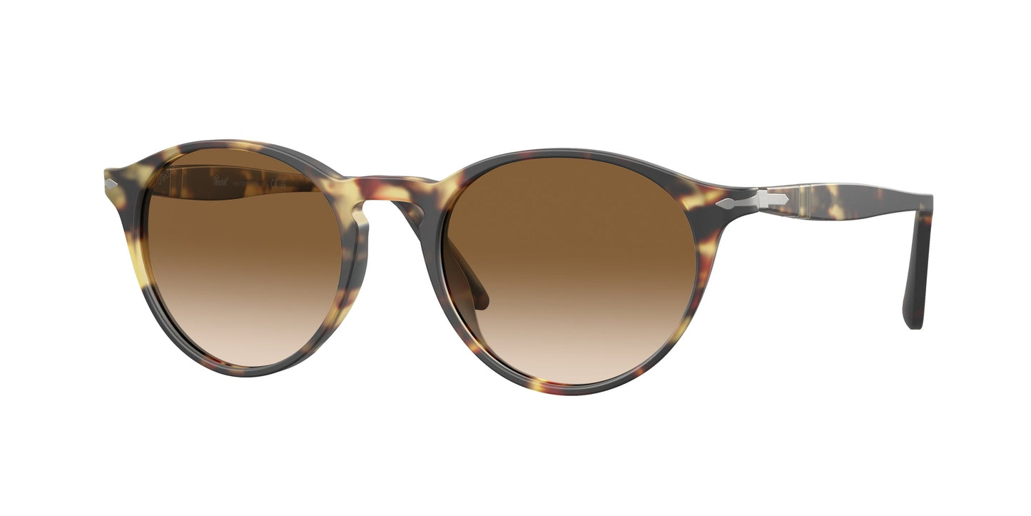 Persol PO3092SM 900551 Man Sunglasses Acetate Turtle Brown Round Normal Shaded