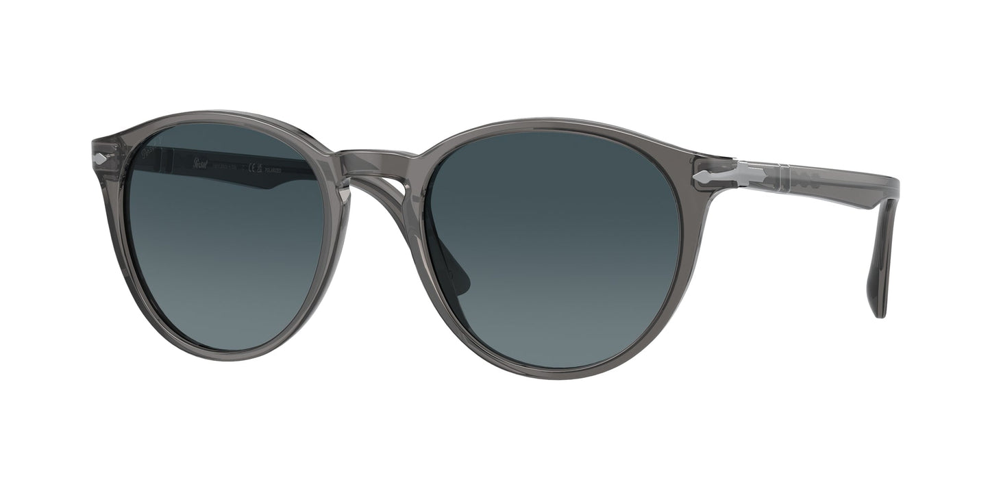 Persol PO3152S 1196S3 Man Sunglasses Acetate Grey Blue Round Polarized