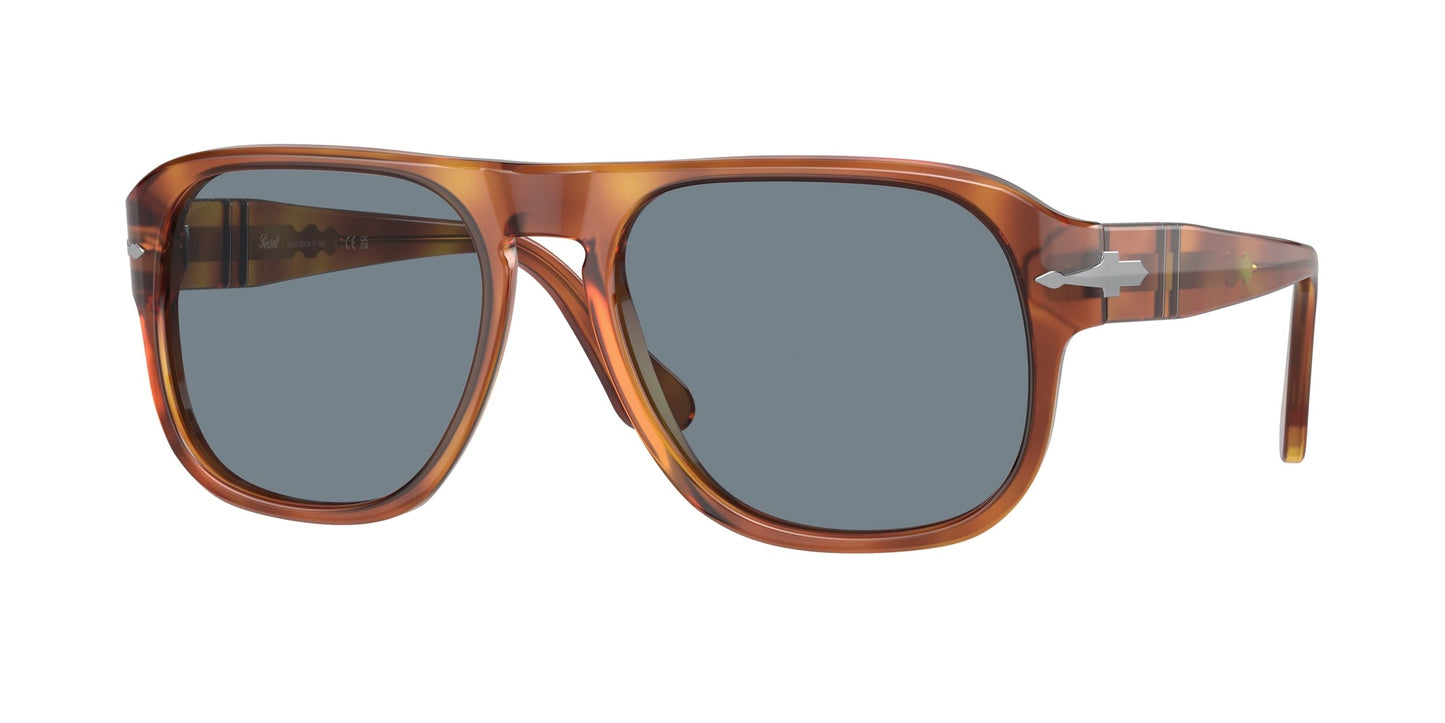 Persol PO3310S JEAN 96/56 Unisex Sunglasses Acetate Brown Blue Squared Normal