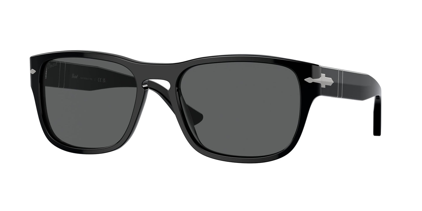 Persol PO3341S 95/B1 Unisex Sunglasses Acetate Black Grey Pillow Normal