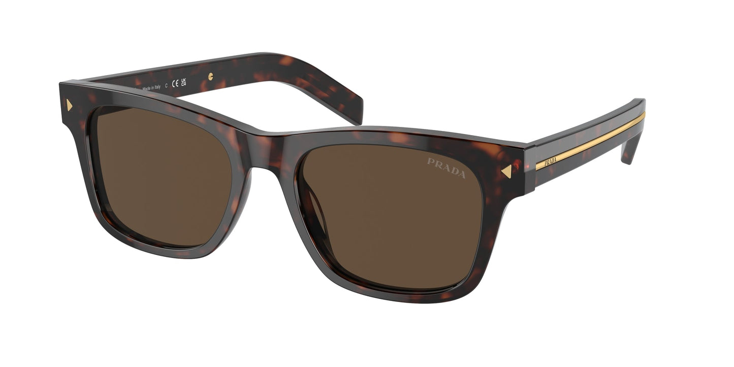 Prada PR A17S 17N70F Man Sunglasses Acetate Turtle Brown Squared Normal Anti-glare