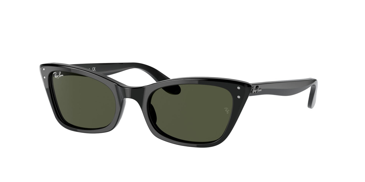 Ray - Ban RB2299 LADY BURBANK 901/31 Woman Sunglasses Acetate Black Green Cat Eye Normal