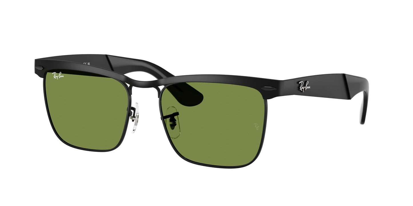 Ray - Ban RB3875 WAYFARER DELUXE 006/4E Unisex Sunglasses Metal Black Green Squared Normal
