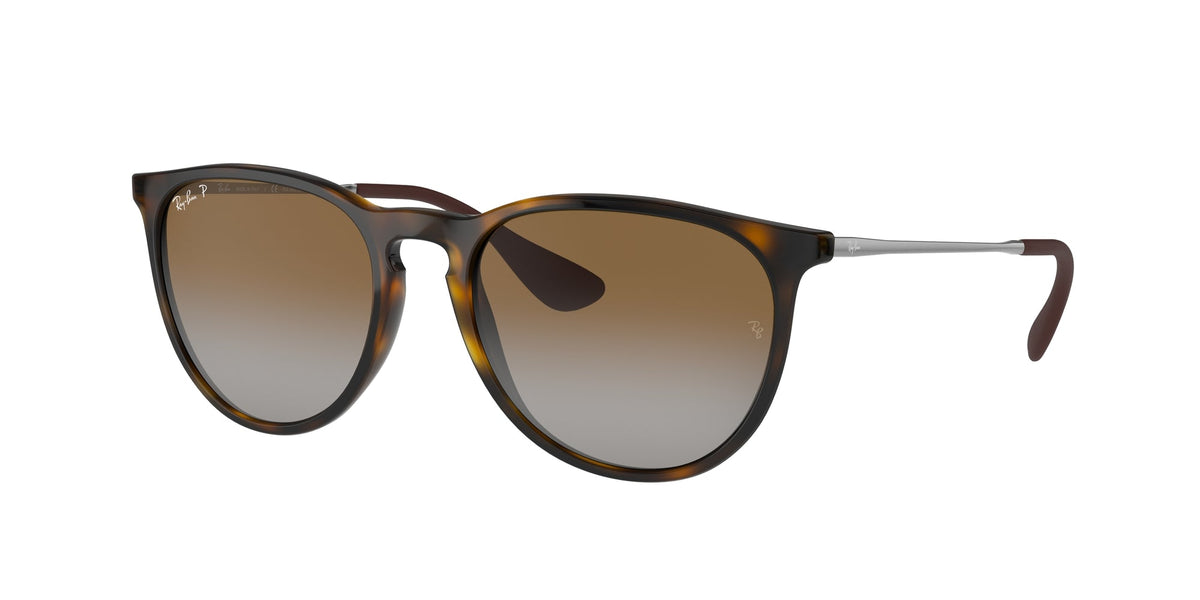 Ray - Ban RB4171 ERIKA 710/T5 Woman Sunglasses Injected Turtle Brown Pantos Polarized