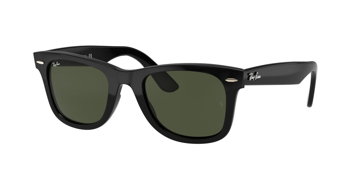 Ray - Ban RB4340 WAYFARER EASE 601 Unisex Sunglasses Injected Black G15 Squared Normal
