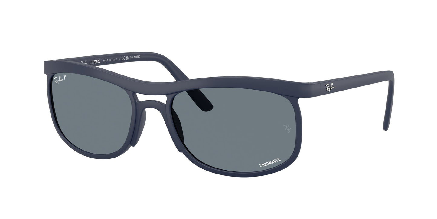Ray - Ban RB4452CH 633180 Unisex Sunglasses Peek Blue Squared Polarized
