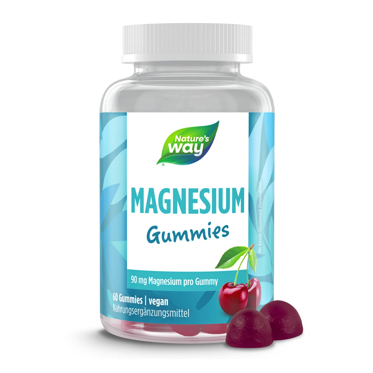 Magnesium Gummies – 180 mg Magnesiumcitrat, Kirsch-Geschmack