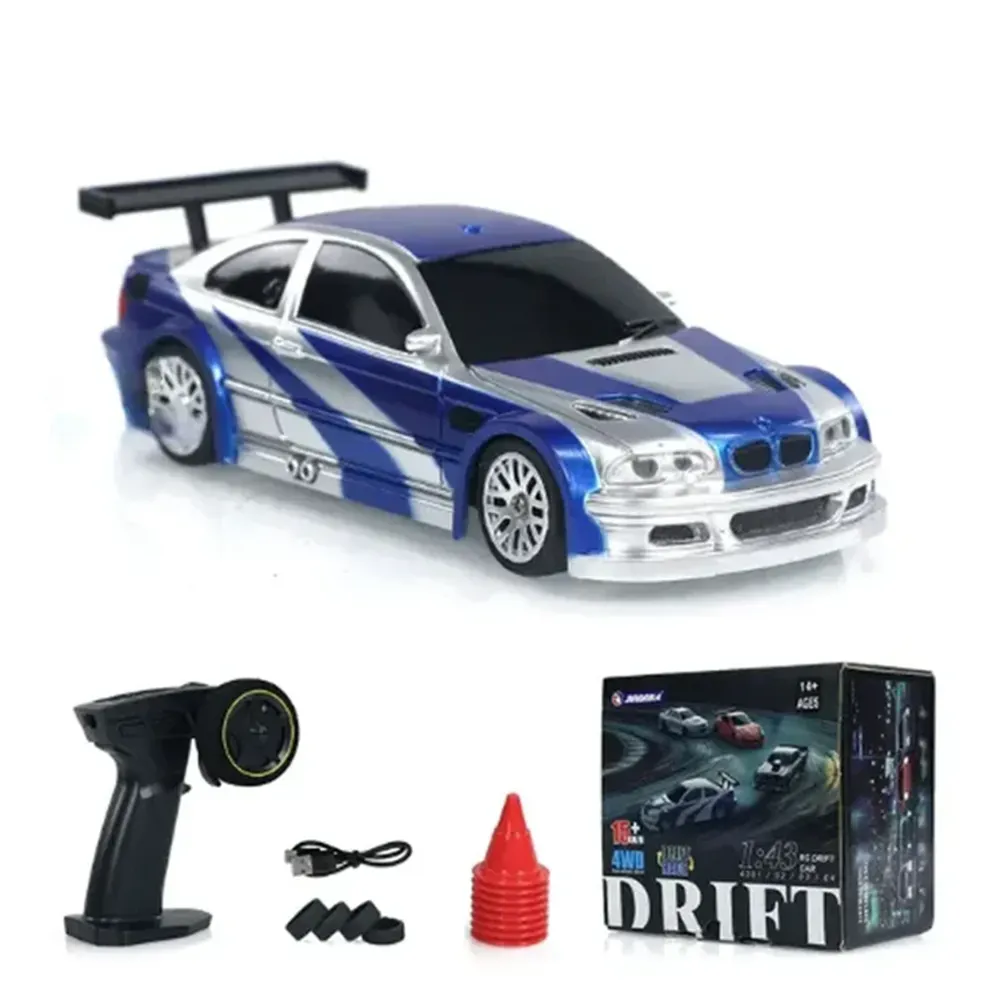 Jiabaile 4301/02/03/04 1/43 Scale 2.4G 4WD RTR RC Drift Car With Gyroscope - Blue