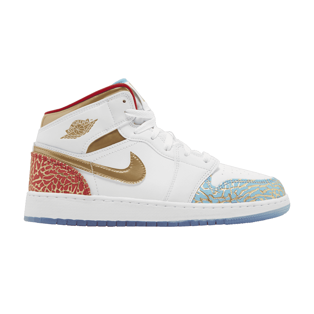 Air Jordan 1 Mid GS NC to Chi - 35.5 / Standard