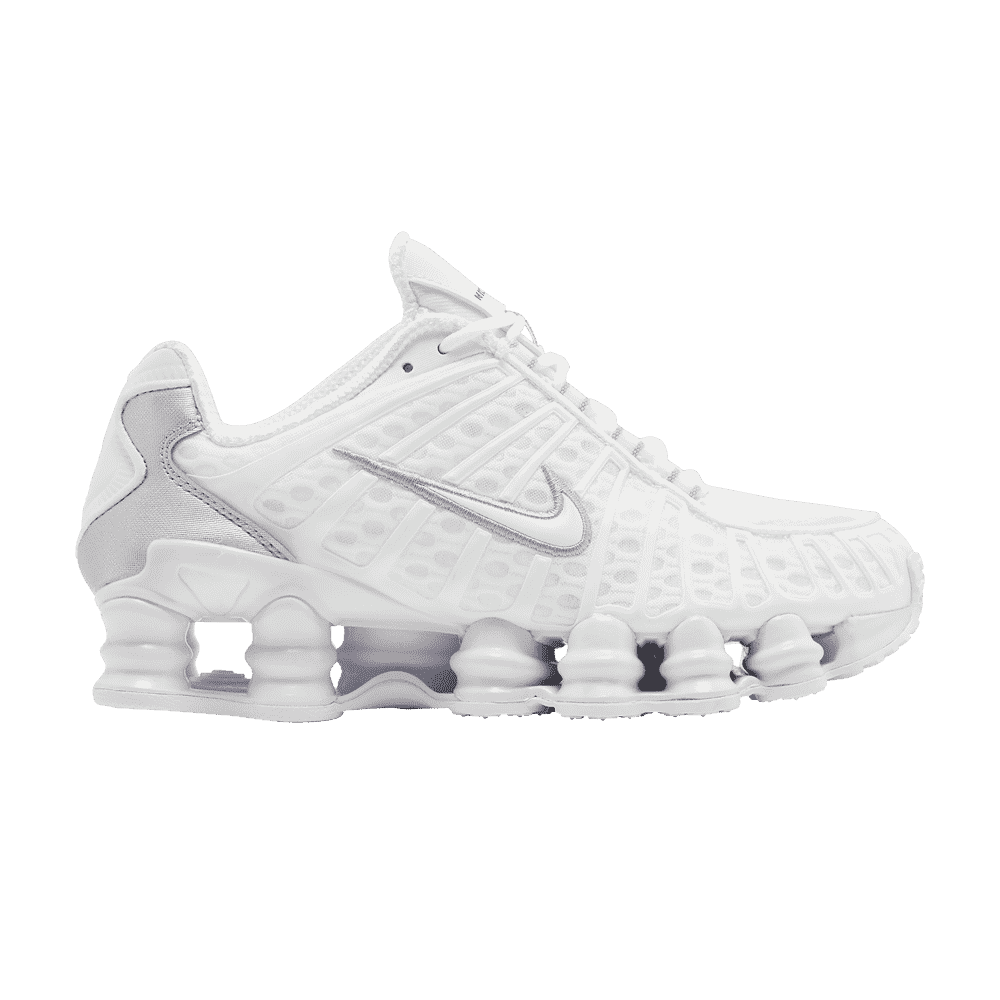 Nike Shox TL White Metallic Silver Max Orange - 35.5 / Standard