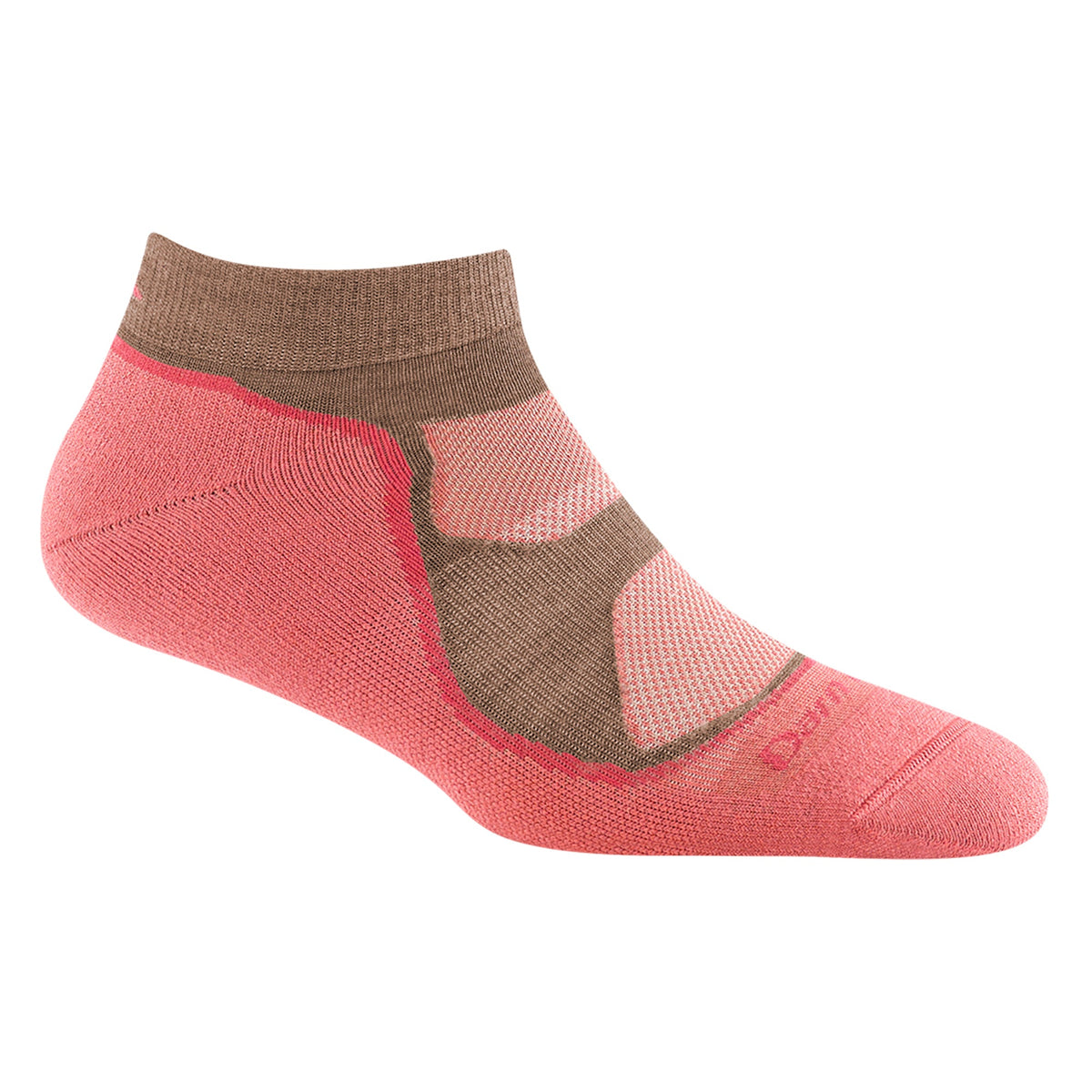 Darn Tough Ladies Light Hiker No Show Lightweight Hiking Merino Socks M / Canyon – Lifetime Guarantee