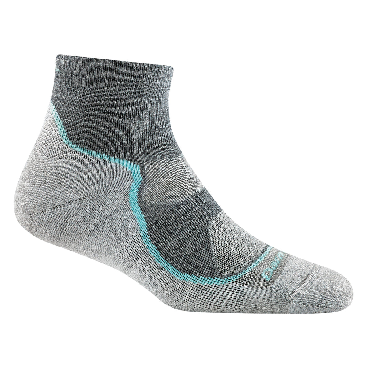 Darn Tough Ladies Merino Wool Lightweight Ankle Hiking Socks M / Slate – Lifetime Guarantee