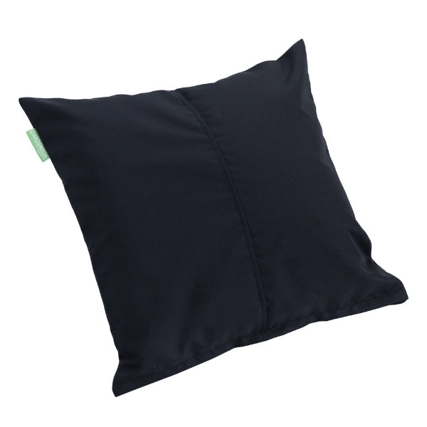 Centre Join Water Resistant Scatter Cushions Garden Furniture Cushion Indoor Outdoor Pillow - Black / Pack of 1