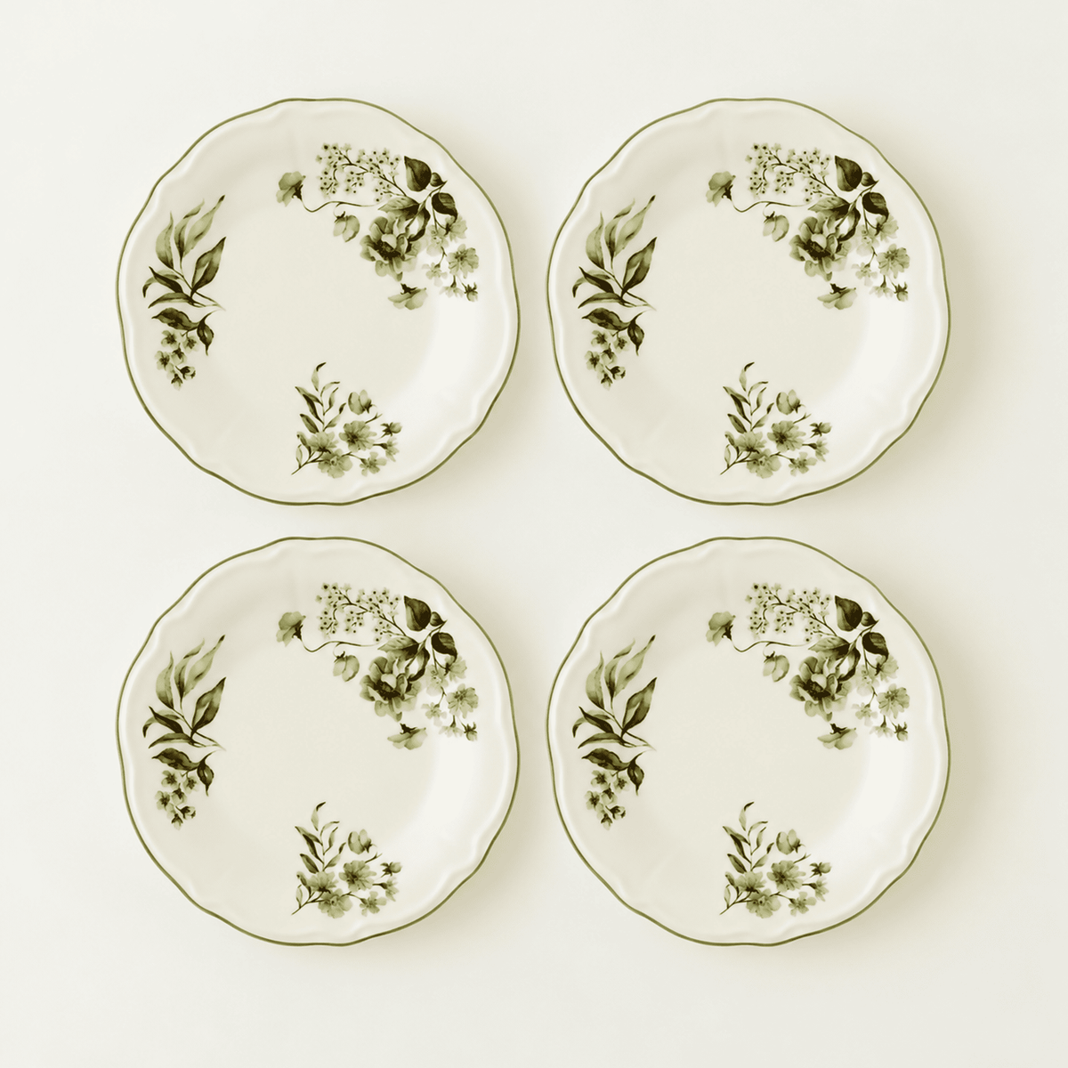 Julia Stoneware Dinner Plates (Set of 4)