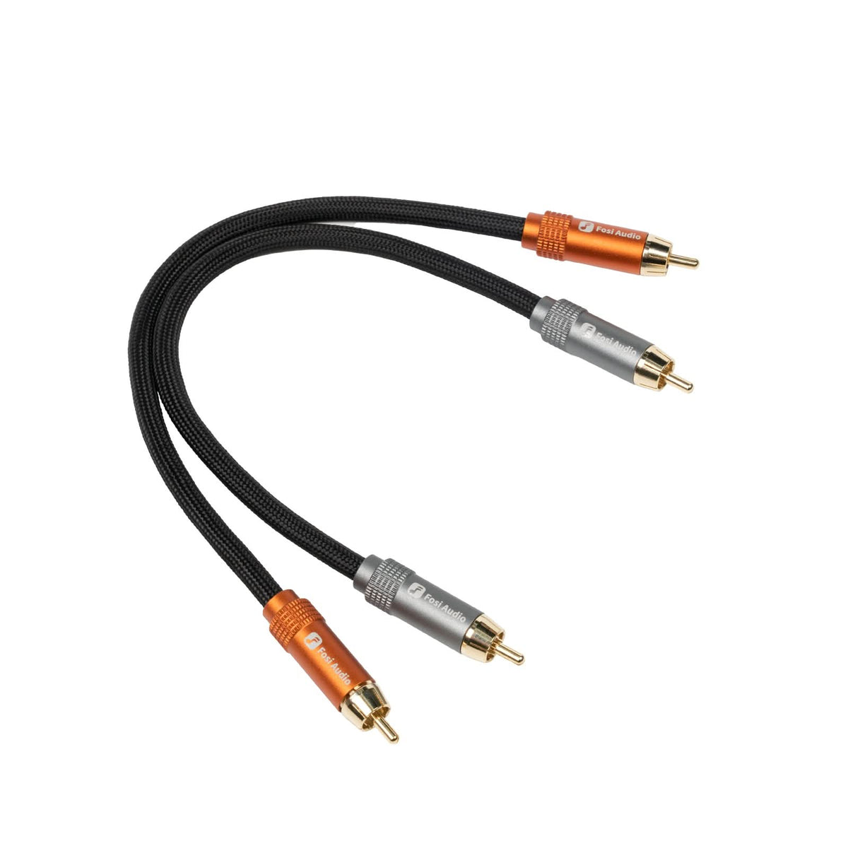Fosi Audio RCA Cables for Home Audio Systems - 0.3m/0.9Ft