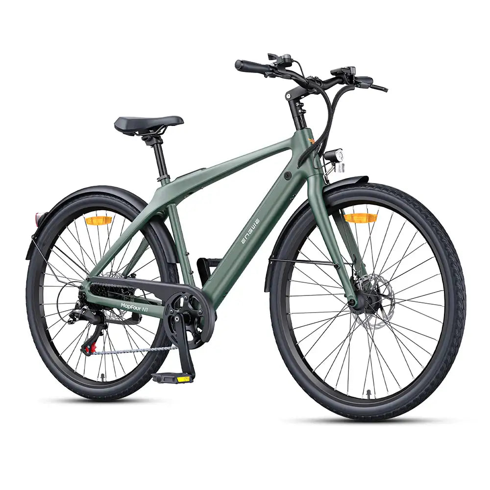 Engwe MapFour N1 Air 250W Carbon Fiber City Electric Bike with Torque Sensor and 36V 10Ah Battery