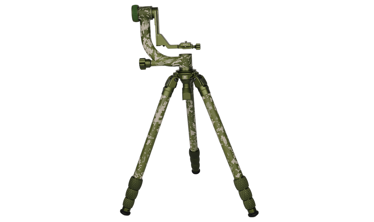SIRUI 2-in-1 Explorer-Serie Camouflage Outdoor-Stativ-Set CT-3204+CH20