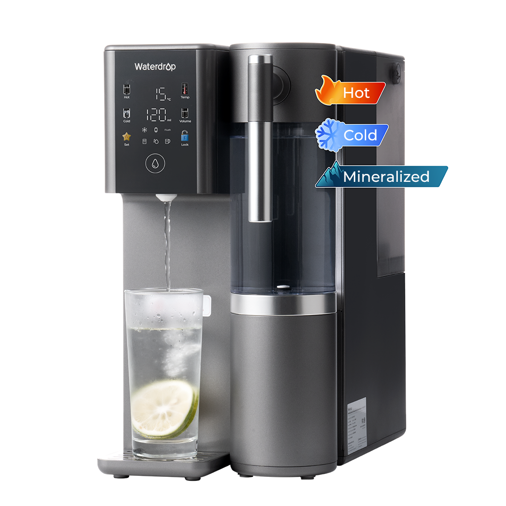 Waterdrop Remineralization Hot Cold RO Water Dispenser, A2G