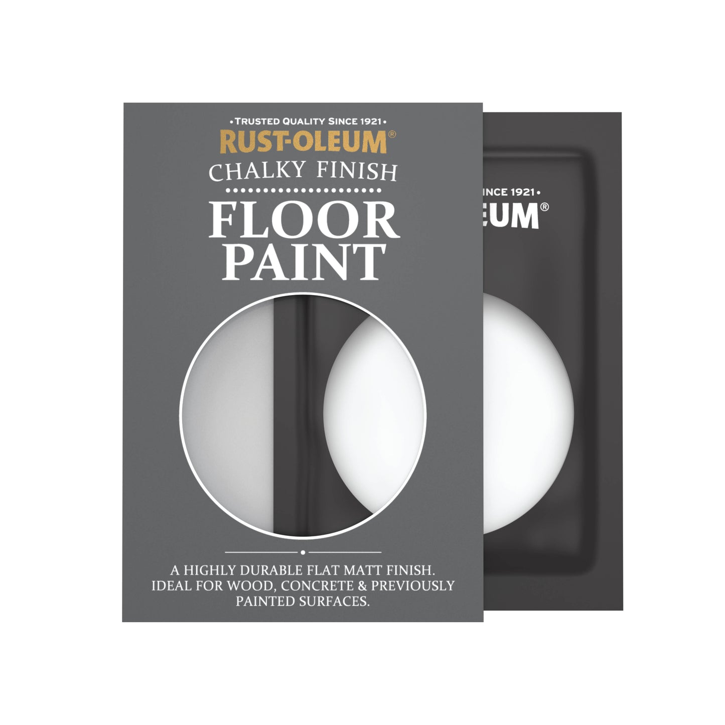 Rust-Oleum Blue Chalky Floor Wood & Concrete Paint - Icecap 10ml