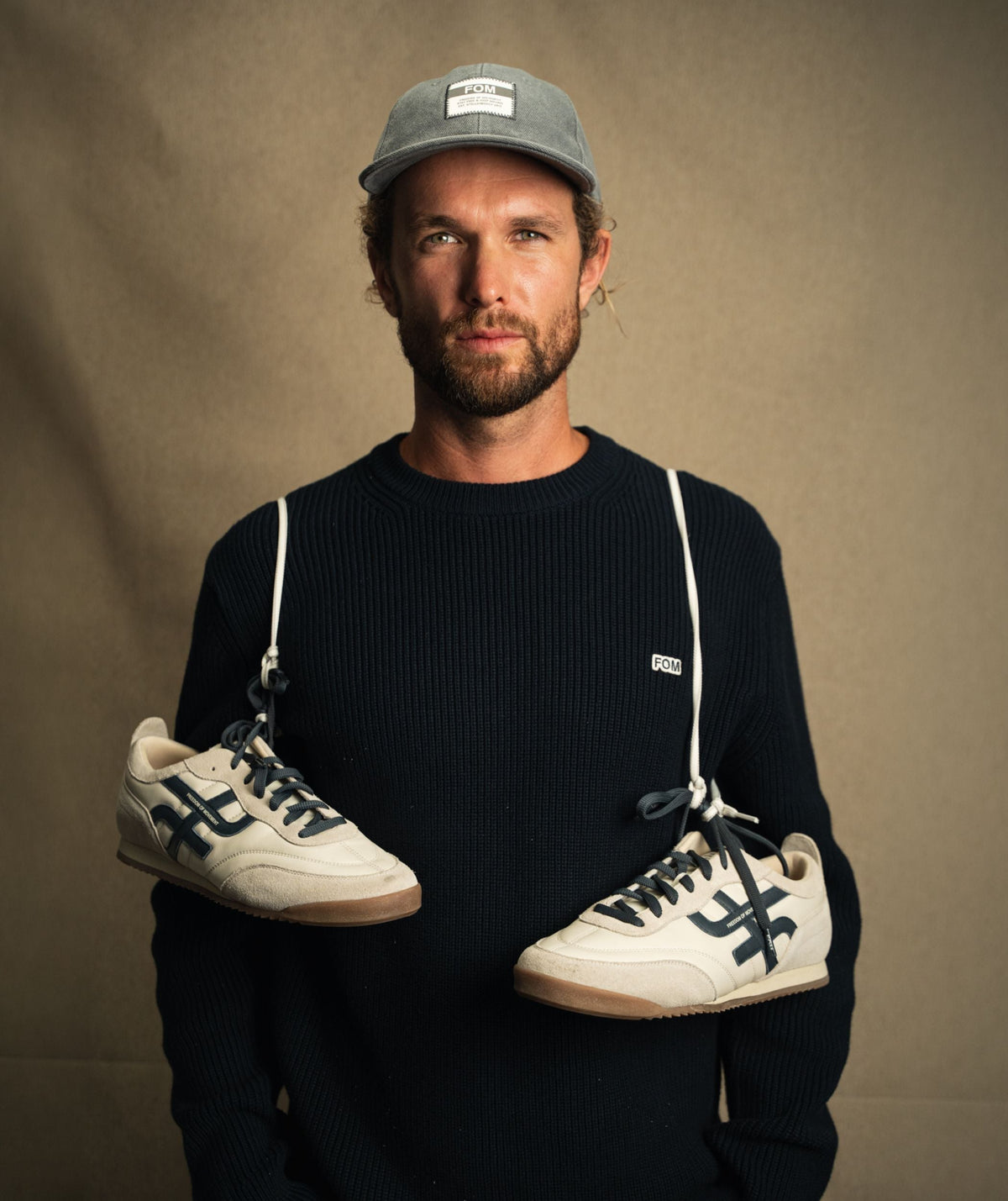 Mens Chunky Knitwear - Navy