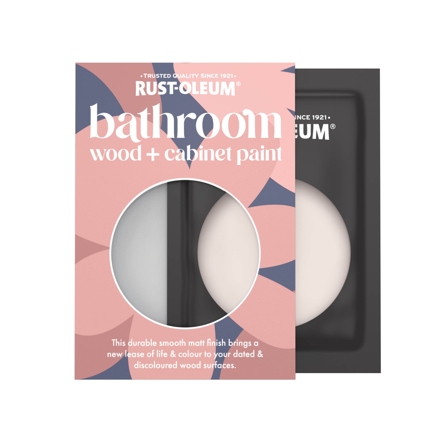 Rust-Oleum Pink Matt Bathroom Wood & Cabinet Paint - Elbow Beach 10ml