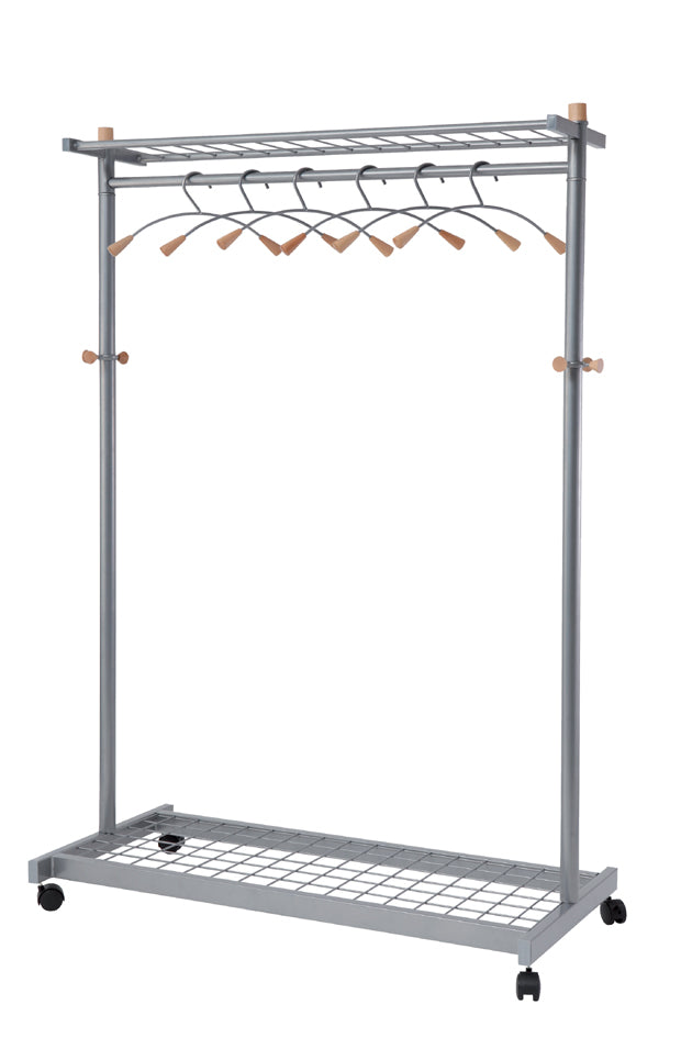 ALBA Garderobenwagen , LUX, , mobil, (H)1.800 mm, silber