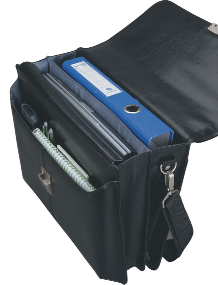 Alassio Aktentasche , FAENZA, , mit Laptopfach, Echtleder