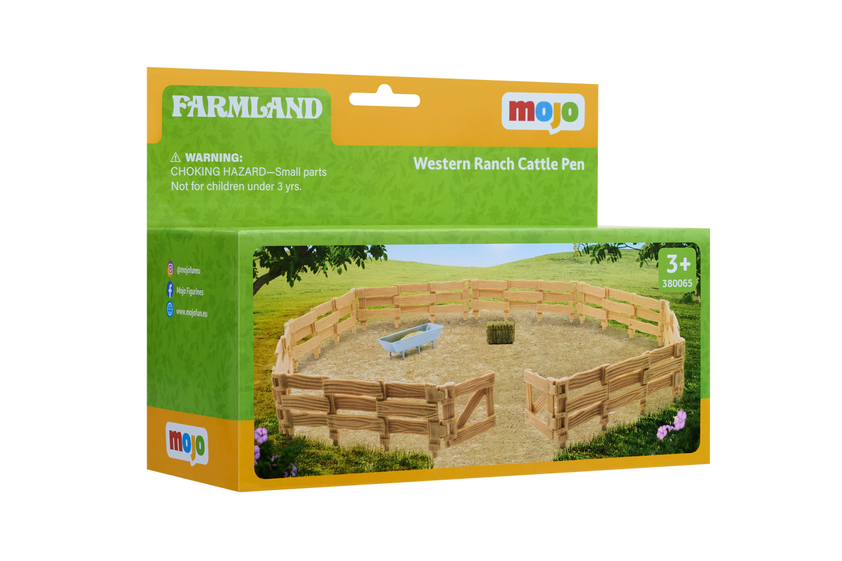 Western Ranch Cattle Pen Playset