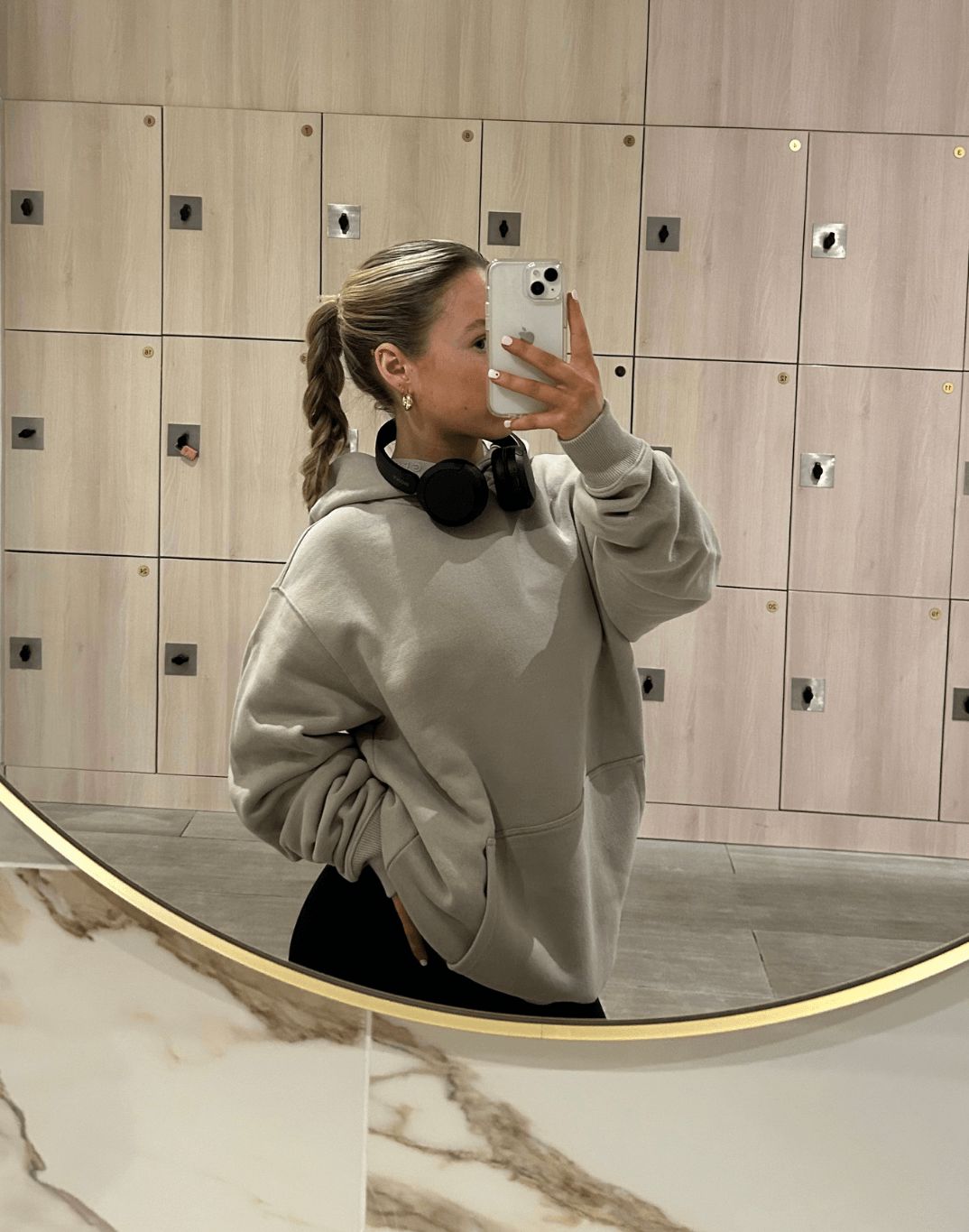 The Oversized Pullover Hoodie in Ashwood - XX-Small / Ash Wood