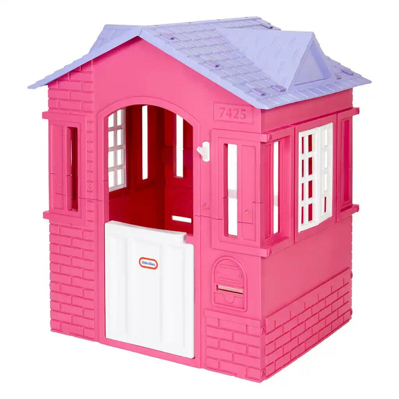 Little Tikes Cape Cottage Pink Playhouse - Outdoor Toy for Imaginative Backyard Fun for Toddlers & Preschoolers