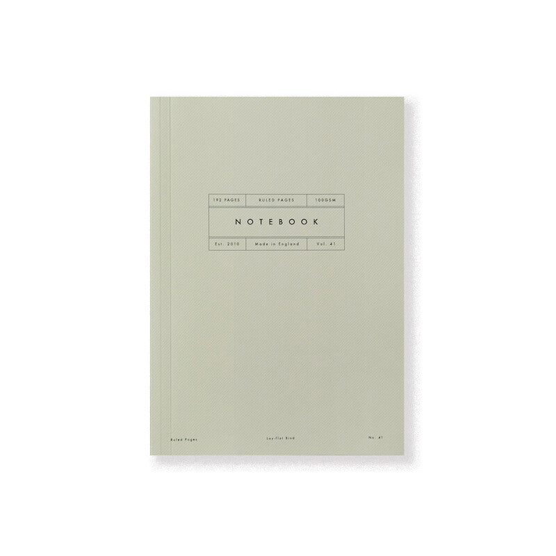Katie Leamon A5 Notebook Lined Paper 100GSM Sage