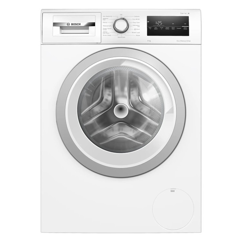 Bosch 9kg Series 4 1400rpm Washing Machine White | A Rated Energy Efficiency | Home Laundry Appliance