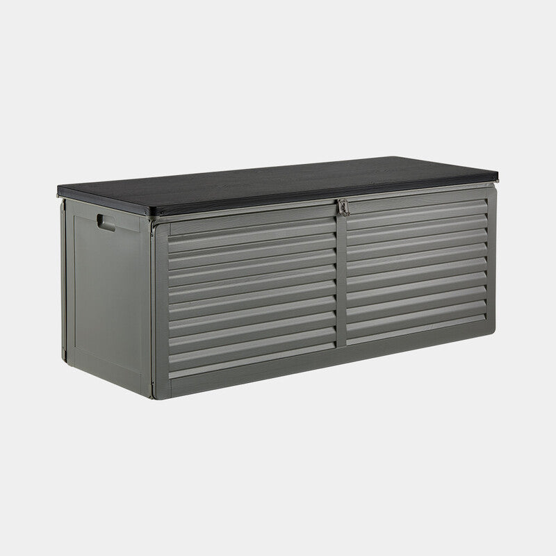 VonHaus 390L Plastic Storage Box - Large Capacity Garden Outdoor Storage Container for Furniture & Accessories