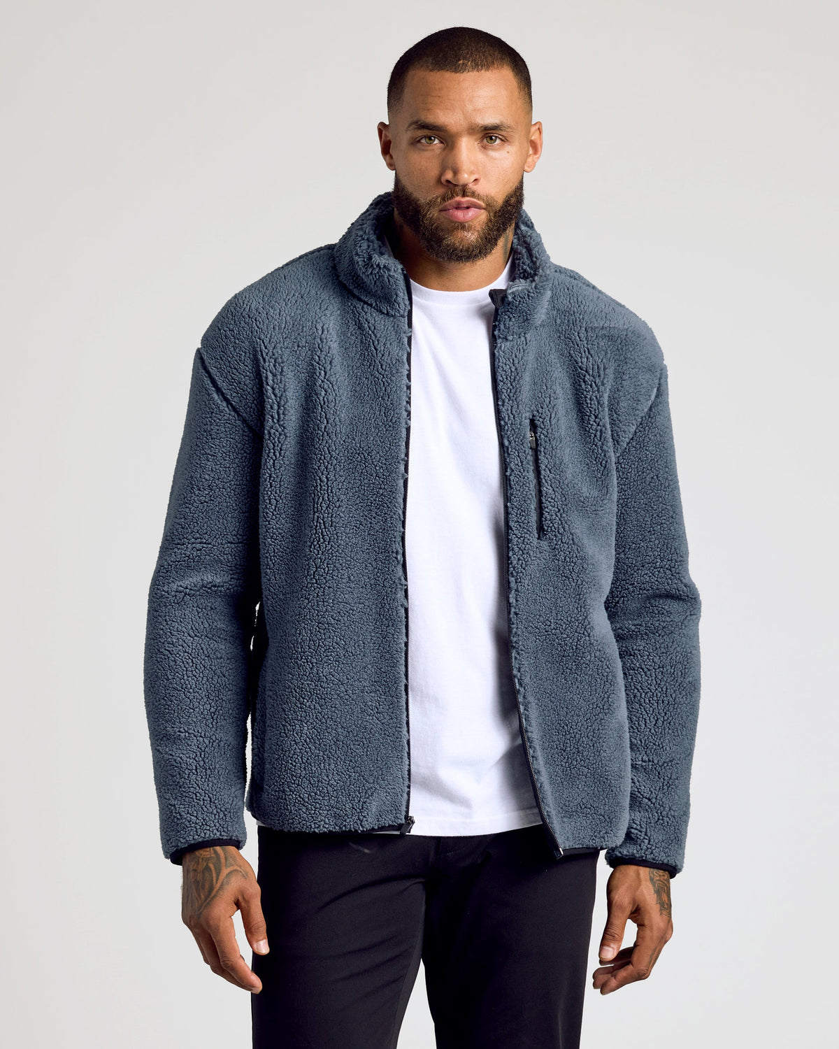 True Classic Multi Stormy Sherpa Full Zip Jacket | 3XL