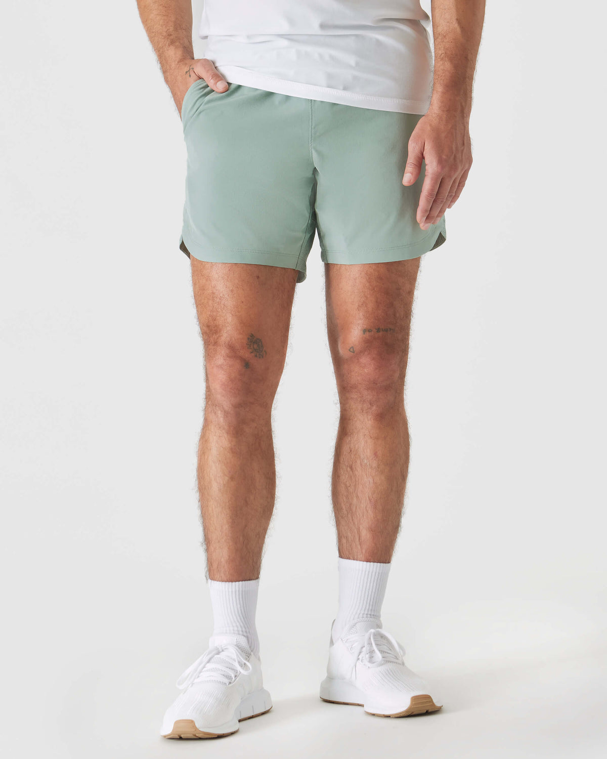 True Classic 7" Slate Gray Green Active Training Shorts 2.0 | Small