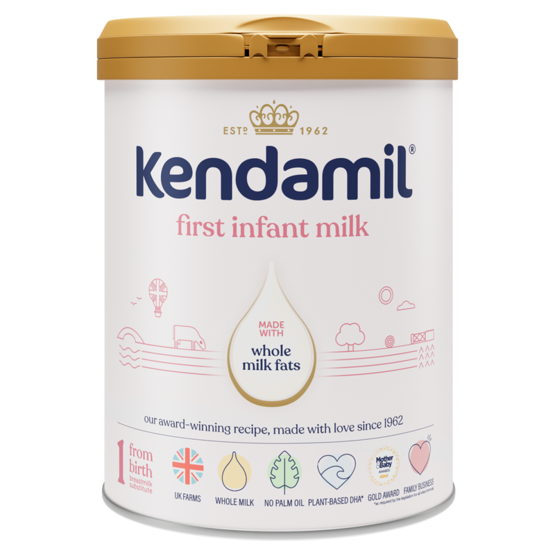 Kendamil Baby Milk Formula Powder Stage 1 from Birth 800g, Premium Nutrition for Newborns from 0-6 Months