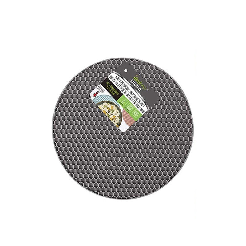 Ideal Kitchen Silicone Placemat & Holder Round 7.2 inch