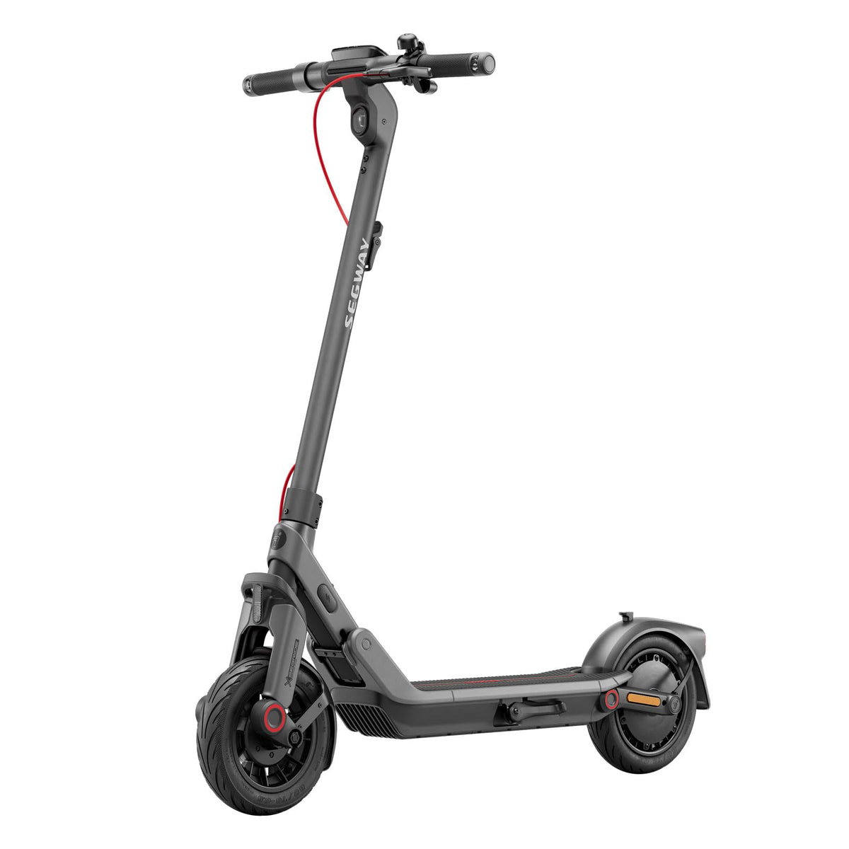 Segway-Ninebot E3 D E-Scooter für Pendler mit Straßenzulassung, 45km Reichweite (37km bei 20km/h), 800W Motor, faltbar & leicht (17,5kg), Federung vor