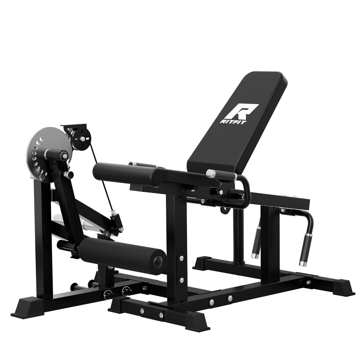 RitFit PLC01 Beinstrecker & Beinbeuger Maschine - Schwarz