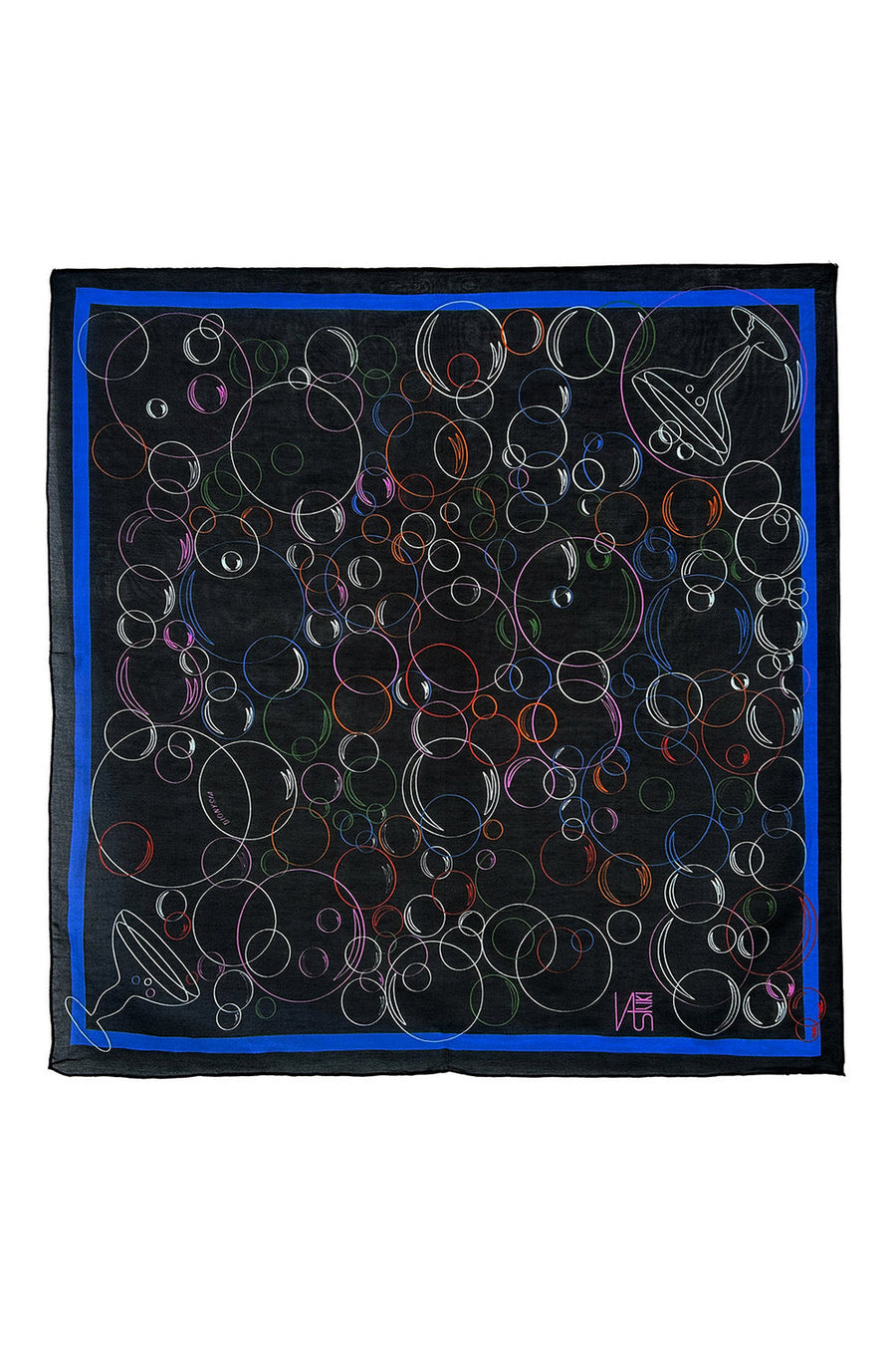 Vasiliki Design On The Rocks Silk Cotton Scarf