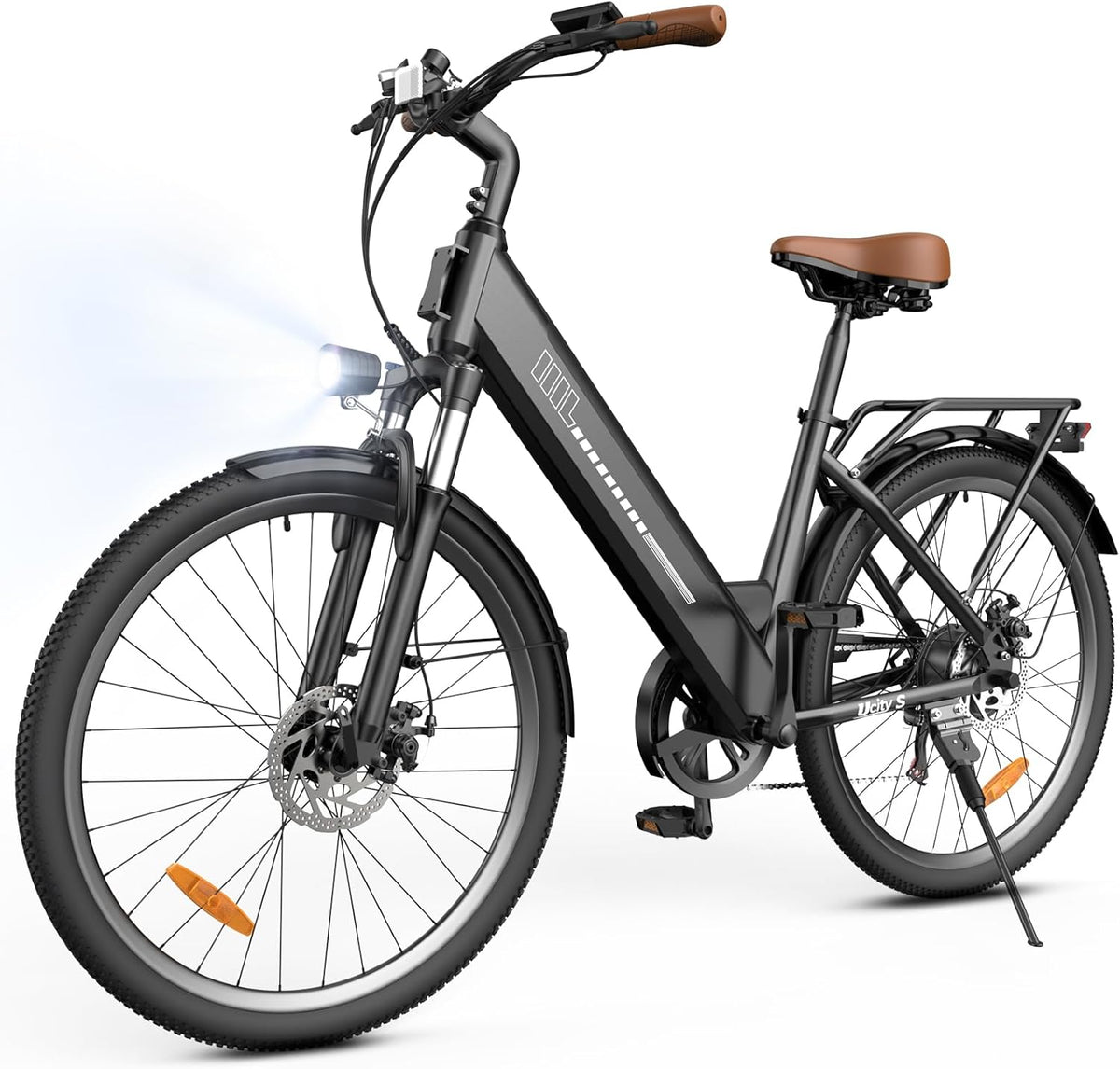 Finbike E Bike für Erwachsene 250W, 14"/26" CityBike & Klapprad EBike, Elektrofahrrad mit 25/55 Miles PAS Reichweite, 25 km/h Electric Bike für Herren