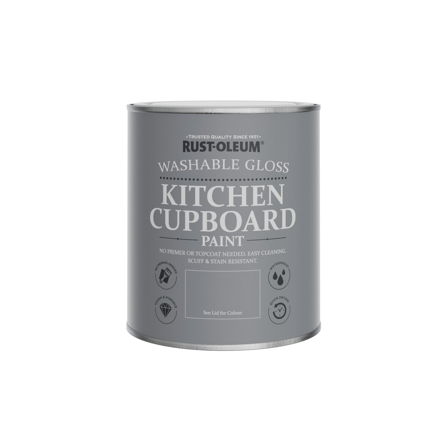 Rust-Oleum Purple Gloss Finish Kitchen Cupboard Paint - Babushka 750ml