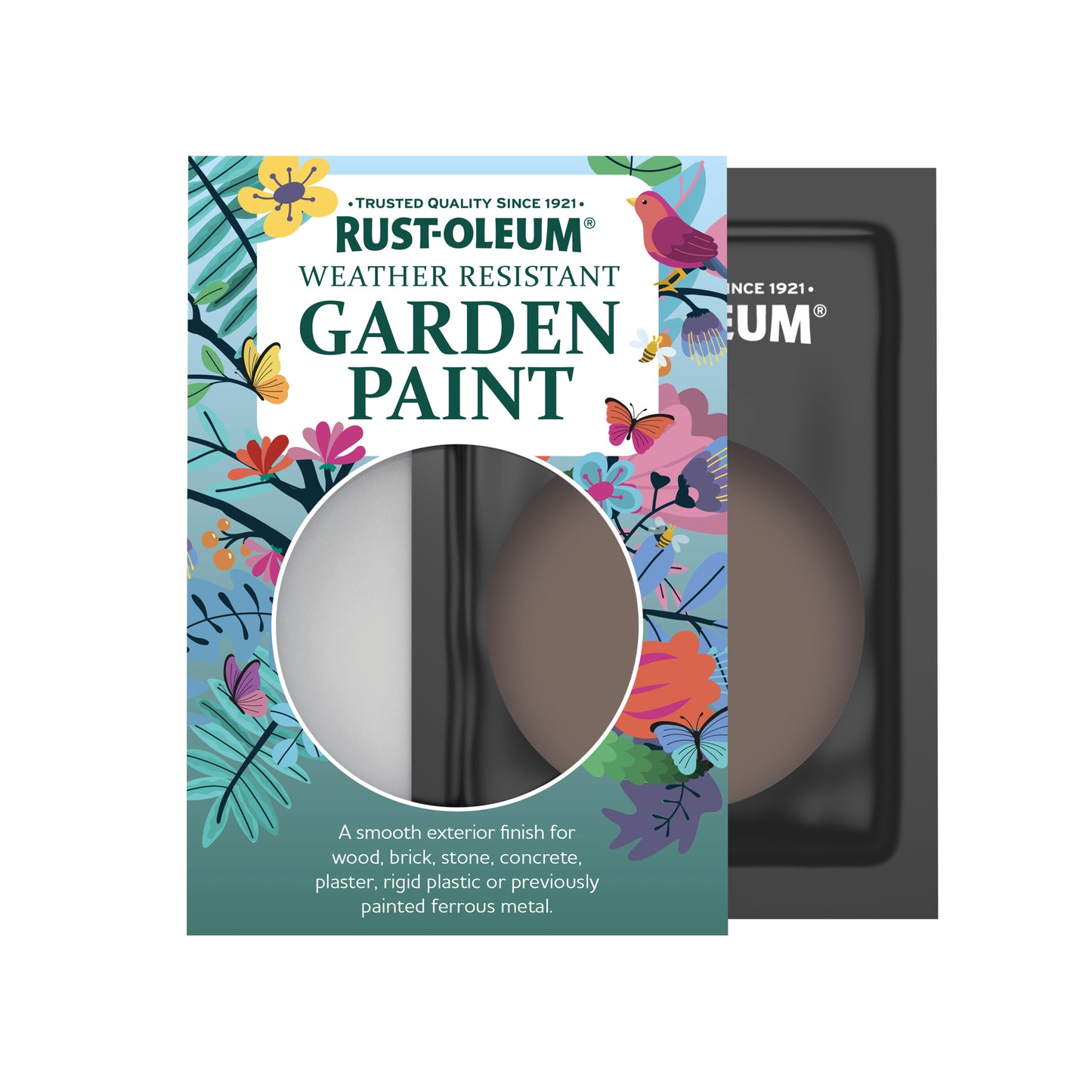 Rust-Oleum Brown Satin Garden Paint - River's Edge 10ml