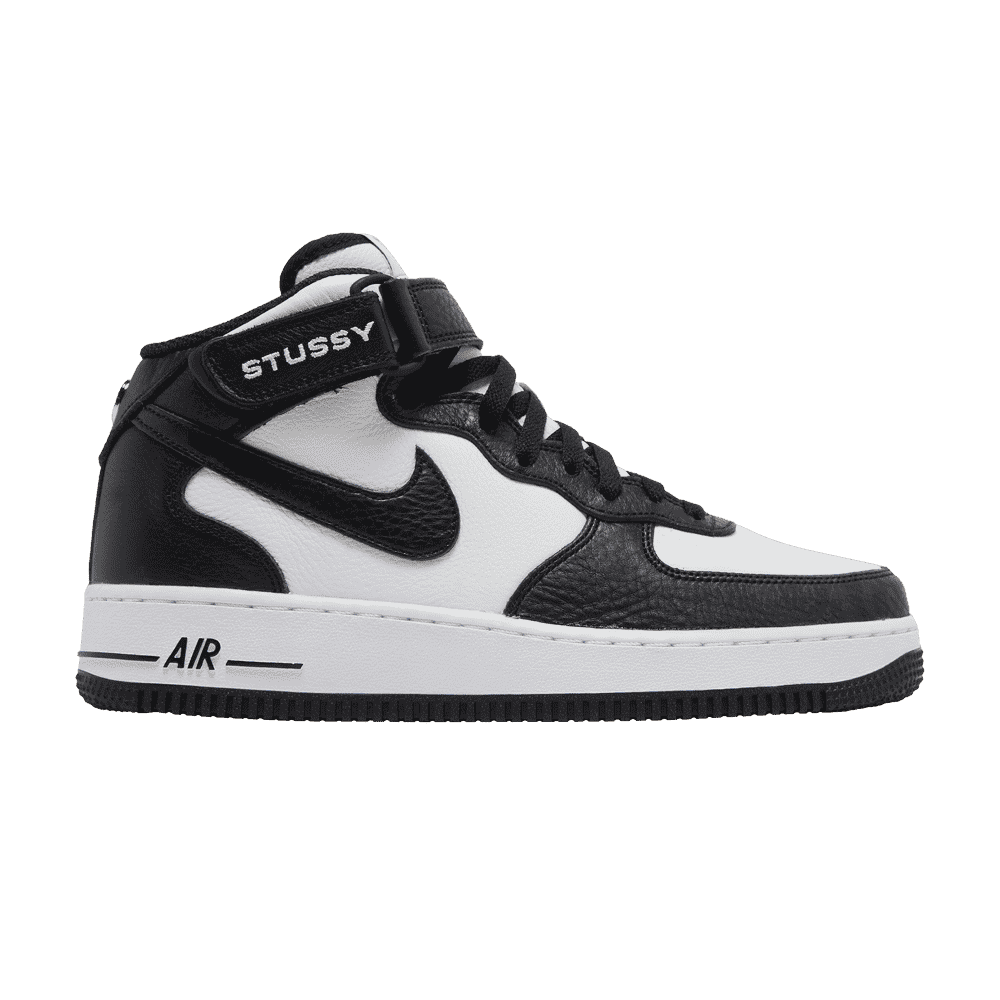 Nike Air Force 1 Mid Stussy Light Bone Black - 35.5 / Standard