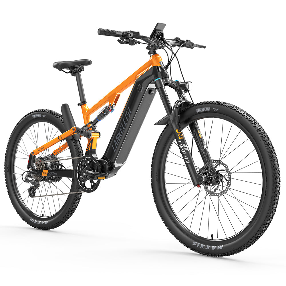 Lankeleisi MG600 Pro 250W 29-Inch Full Suspension Electric Mountain Bike with 48V 20Ah 960Wh Battery and Switchable Sensor